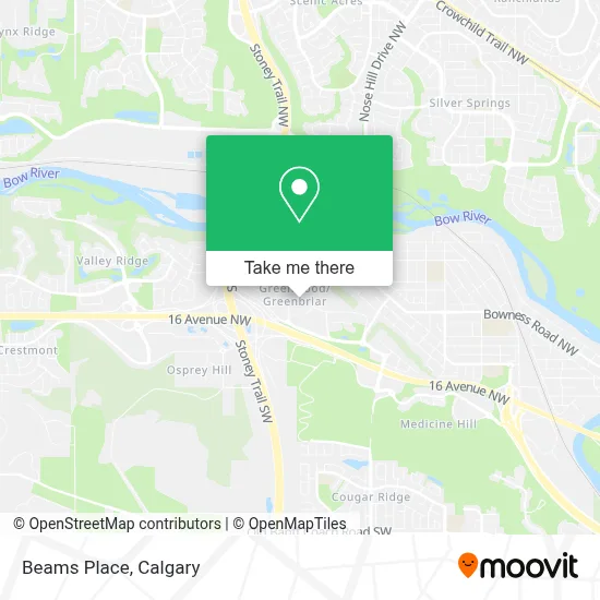 Beams Place map