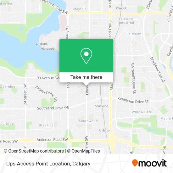 Ups Access Point Location plan