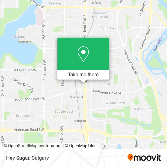Hey Sugar map