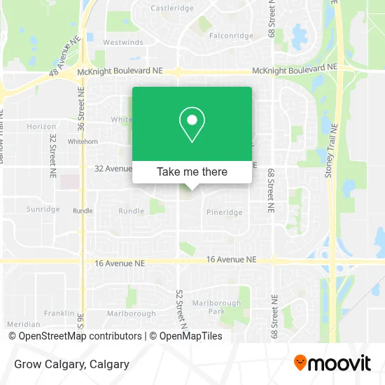 Grow Calgary map