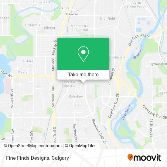 Fine Finds Designs map