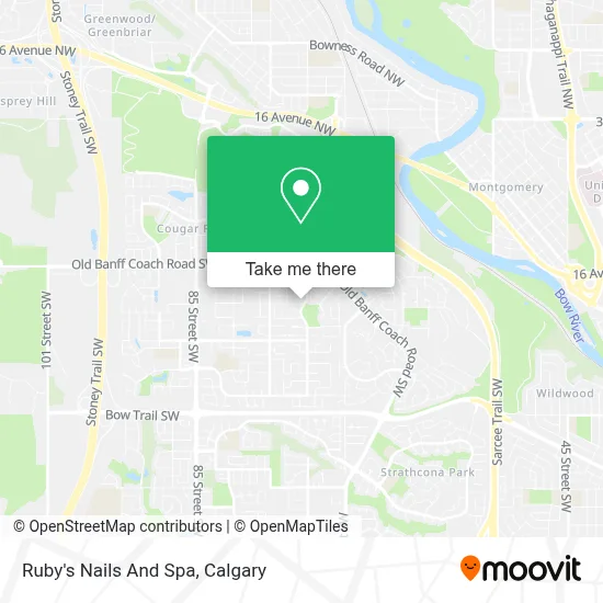 Ruby's Nails And Spa map