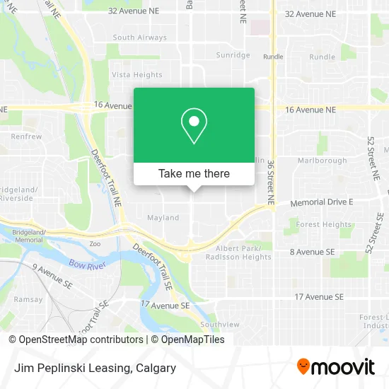 Jim Peplinski Leasing map