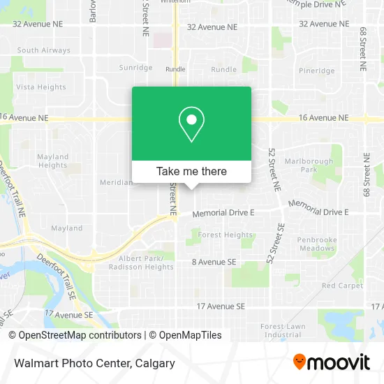 Walmart Photo Center map