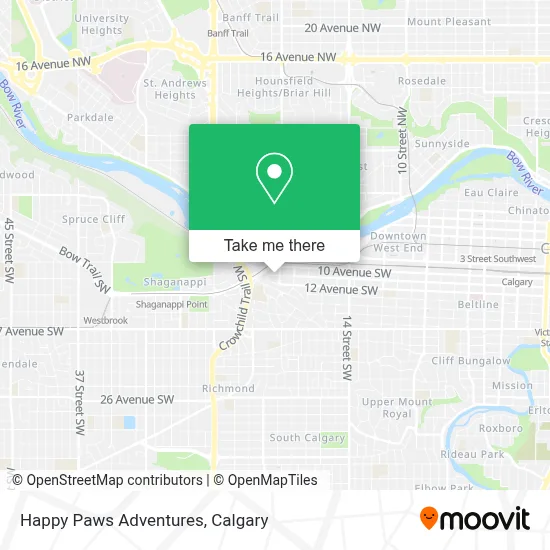 Happy Paws Adventures map