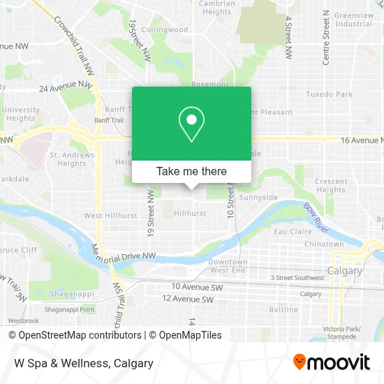 W Spa & Wellness map