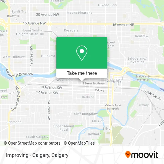 Improving - Calgary map