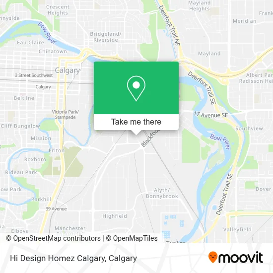 Hi Design Homez Calgary map