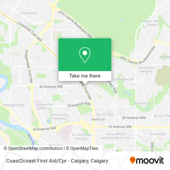 Coast2coast First Aid / Cpr - Calgary map