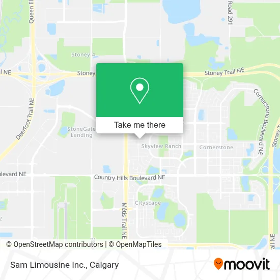 Sam Limousine Inc. map
