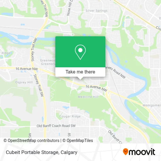 Cubeit Portable Storage map