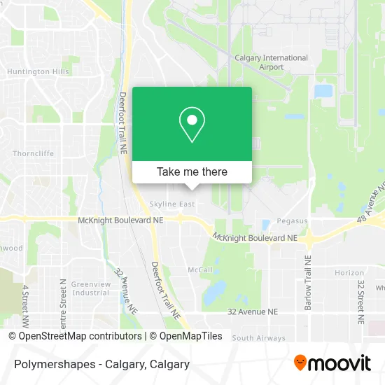 Polymershapes - Calgary map