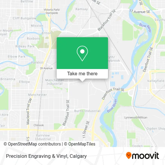 Precision Engraving & Vinyl map