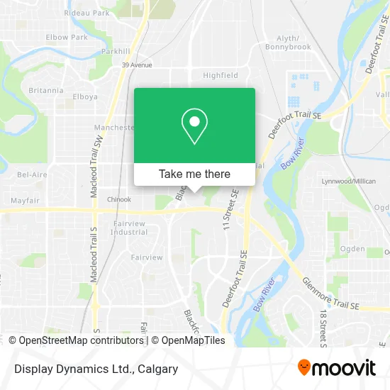 Display Dynamics Ltd. map