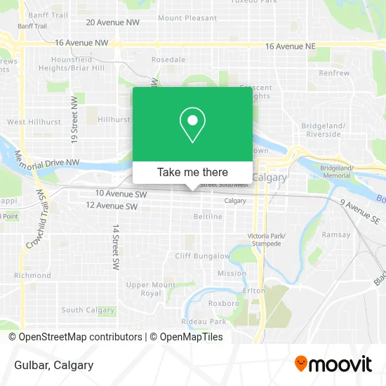 Gulbar map