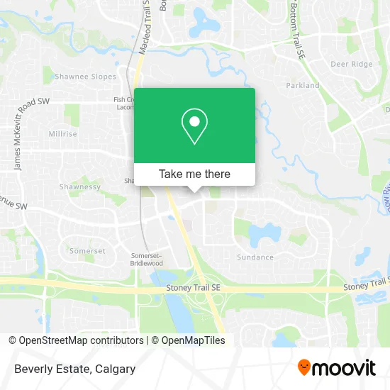 Beverly Estate map