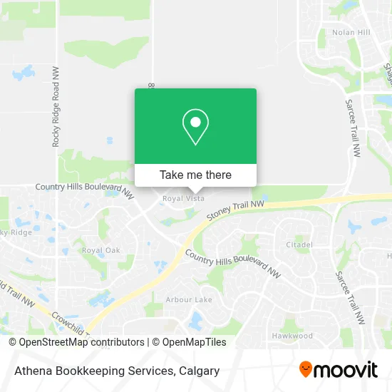Athena Bookkeeping Services map