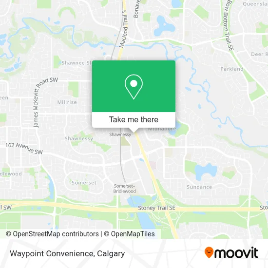 Waypoint Convenience map