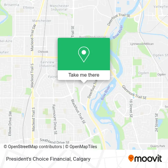 President's Choice Financial map