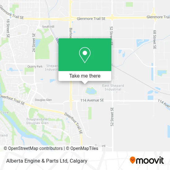 Alberta Engine & Parts Ltd map