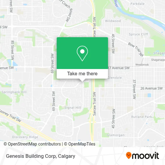 Genesis Building Corp map