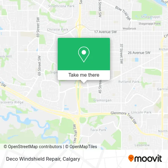 Deco Windshield Repair map