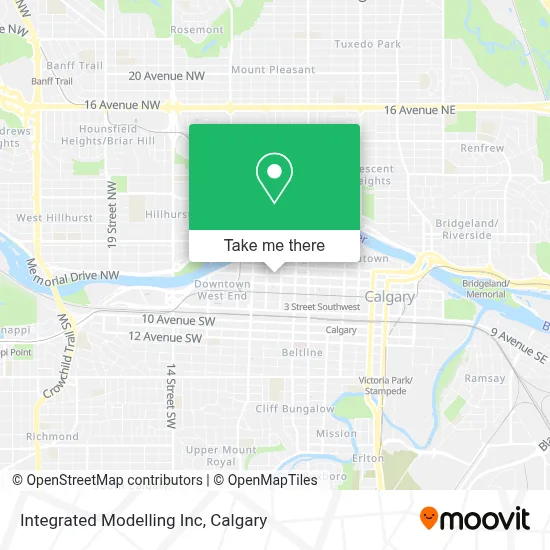 Integrated Modelling Inc map