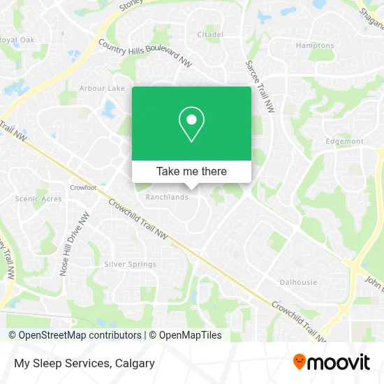 My Sleep Services map