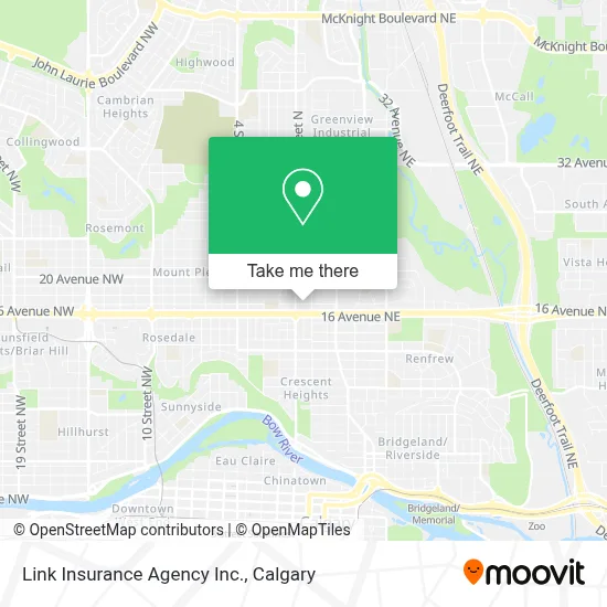 Link Insurance Agency Inc. map