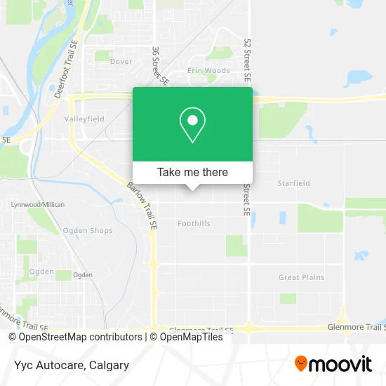 Yyc Autocare map