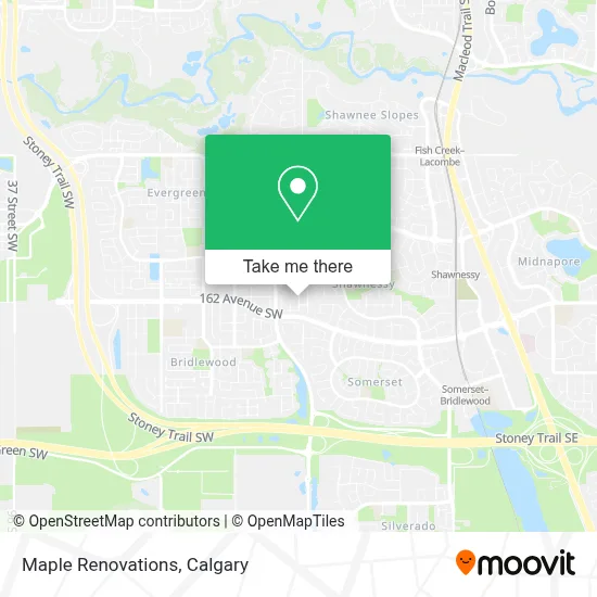 Maple Renovations map