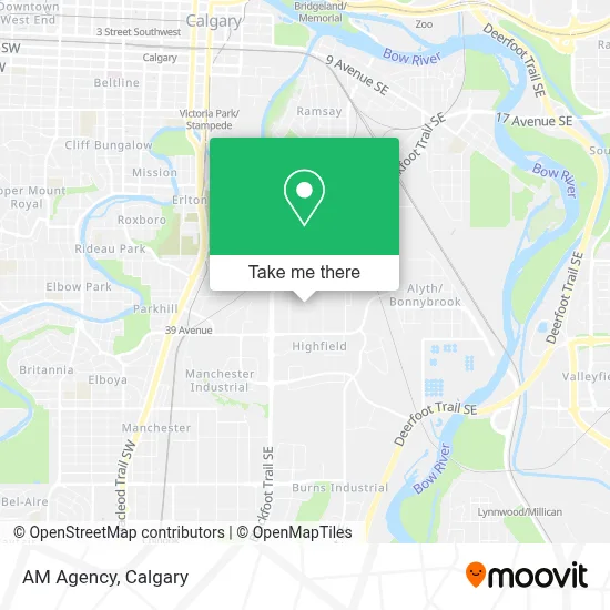 AM Agency map