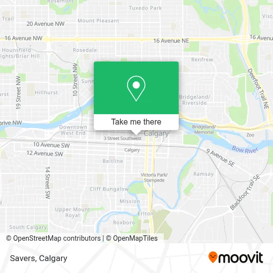 Savers map