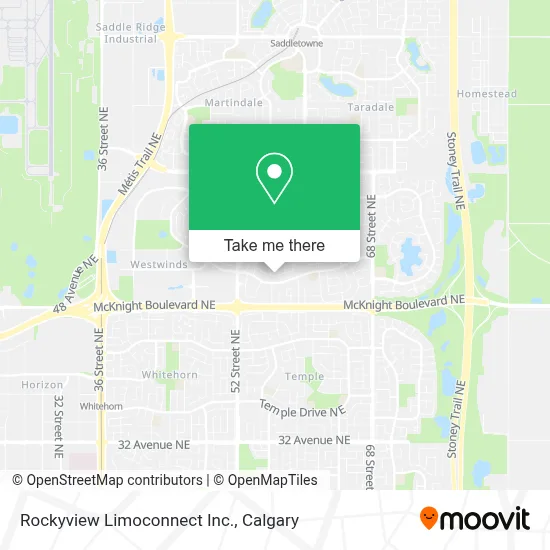 Rockyview Limoconnect Inc. map