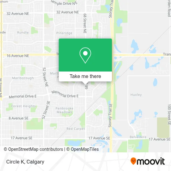 Circle K map