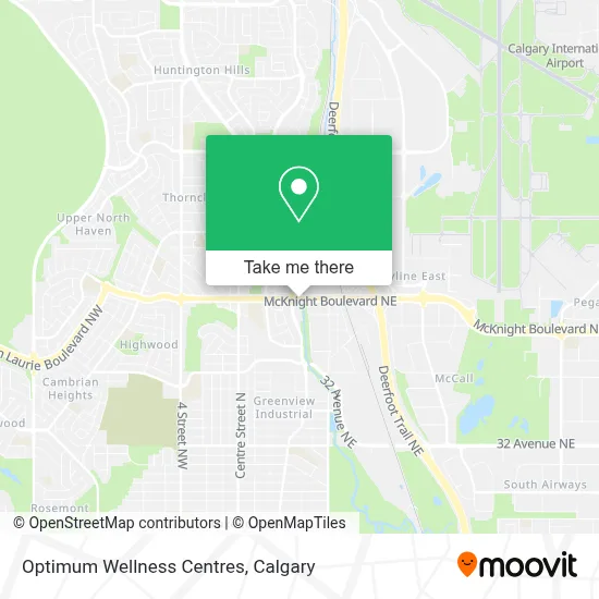 Optimum Wellness Centres map