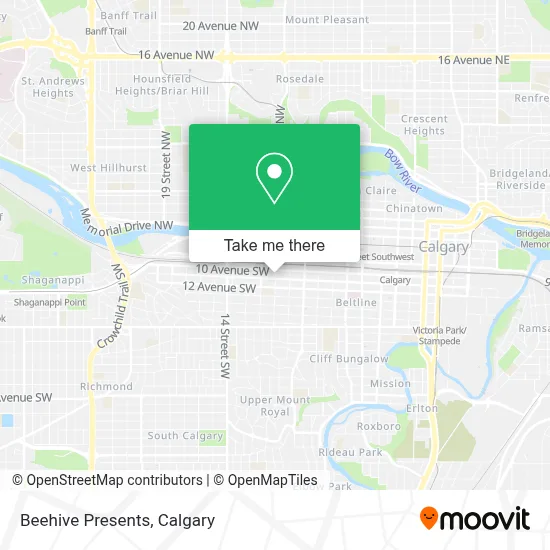 Beehive Presents map