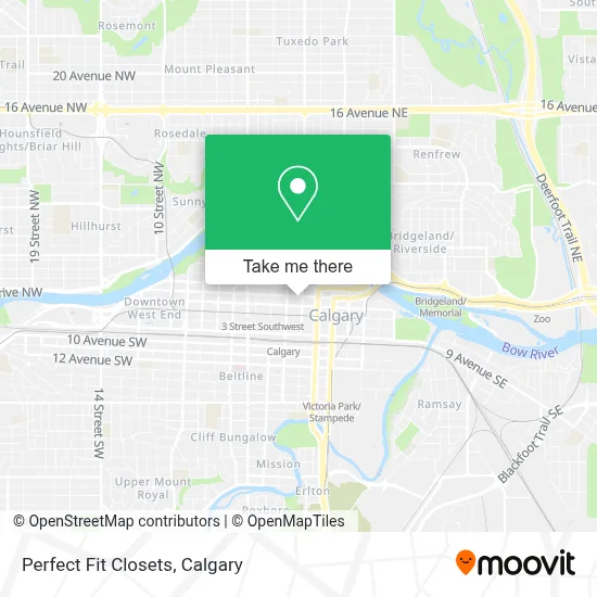 Perfect Fit Closets map