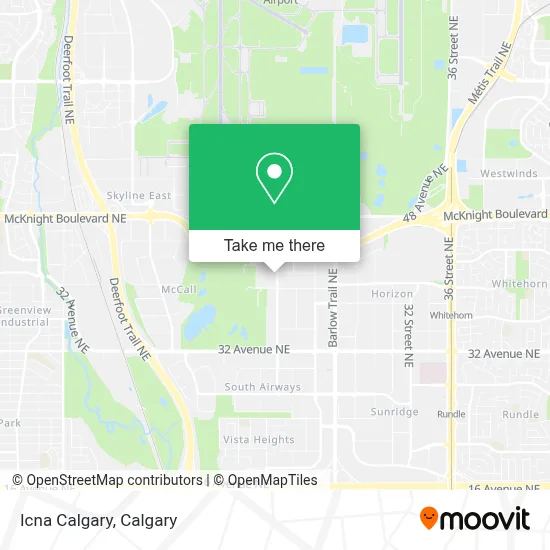 Icna Calgary map