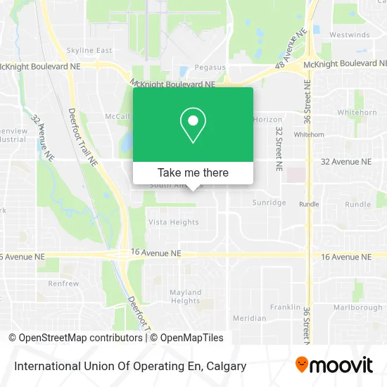 International Union Of Operating En map