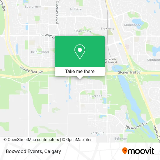 Boxwood Events map