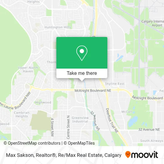 Max Sakson, Realtor®, Re / Max Real Estate map