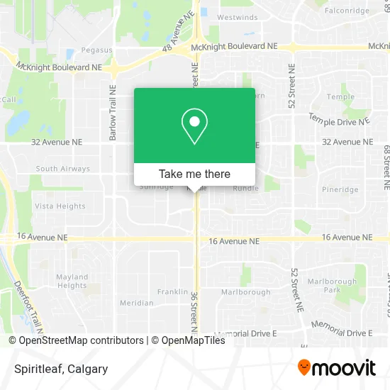 Spiritleaf map