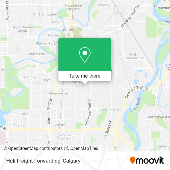 Huli Freight Forwarding map
