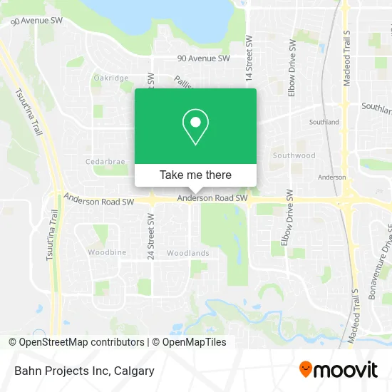 Bahn Projects Inc map