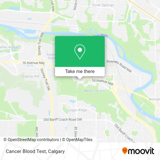 Cancer Blood Test map