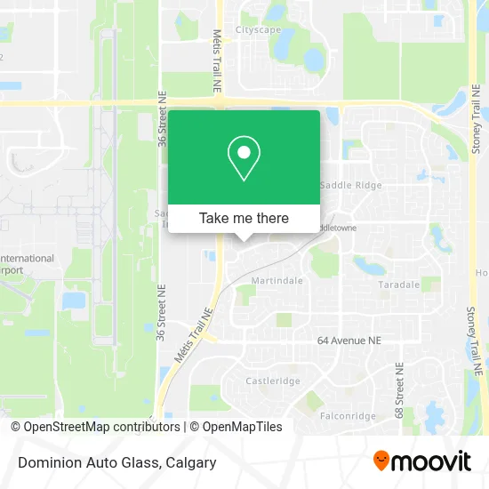 Dominion Auto Glass map