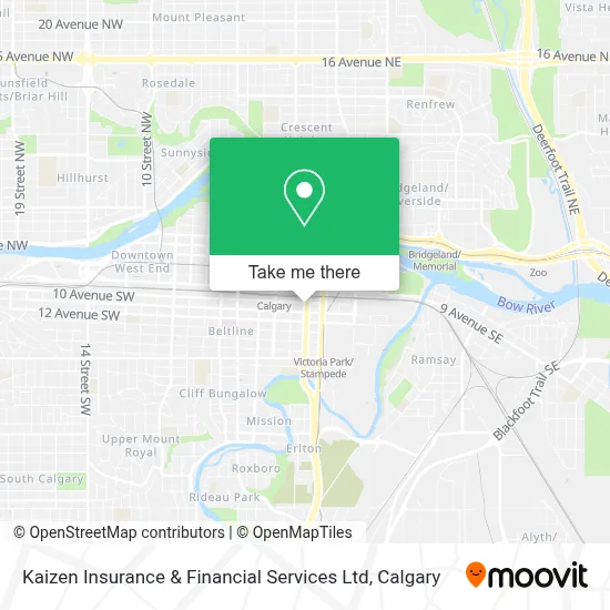 Kaizen Insurance & Financial Services Ltd map