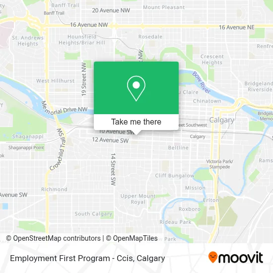 Employment First Program - Ccis map