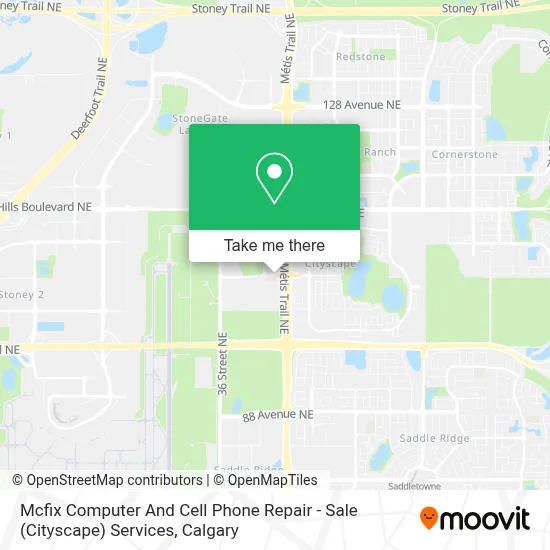 Mcfix Computer And Cell Phone Repair - Sale (Cityscape) Services map